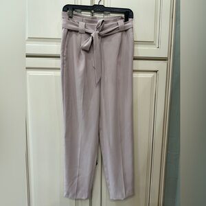 Express Women's Tie-Waist Pants in Soft Lavender